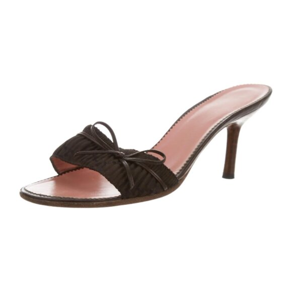 Gucci Monogram Mule Sandals - Brown - 39 / 9 - Picture 1 of 5